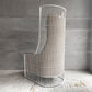 コンプレックス COMPLEX ハイバック ラウンジチェア ファブリック アイアンフレーム ベージュ オーダー品 モダンデザイン 店舗什器 ♪