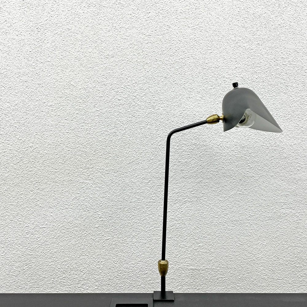 イデー IDEE アグラフェ AGRAFEE デスクランプ クランプ式 ライト 照明 セルジュ・ムーユ Serge Mouille 定価66,000円 〓
