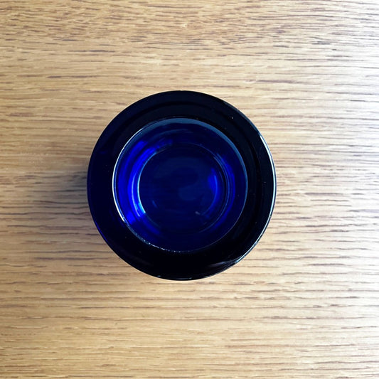 イッタラ iittala マリメッコ marimekko キビ kivi キャンドルホルダー ウルトラマリンブルー 60mm ヘイッキ・オルヴォラ フィンランド  廃番カラー ♪