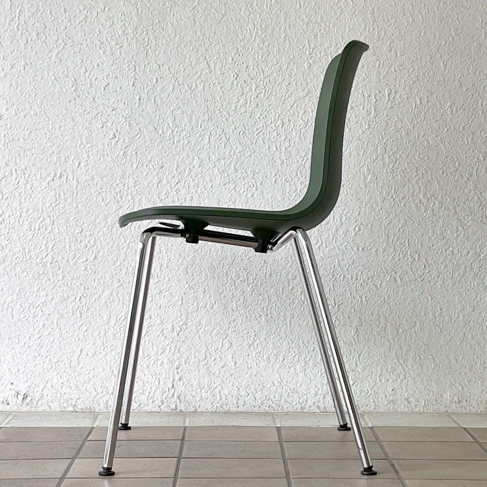 ヴィトラ vitra ハルチューブ HAL Tube サイドチェア ダイニングチェア スタッカブル グリーン ジャスパー・モリソン A ◇