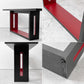 カーサ ブク CASA BUKU 横堀建築設計事務所 コンソールテーブル Black wood Red lacquet ブラック×レッド ディスプレイ台 モダン ●