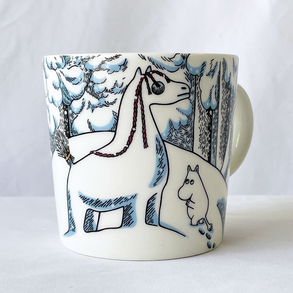 アラビア ARABIA ムーミンマグ MOOMIN スノーホース Snow horse 2016年 冬限定 トーベ・ヤンソン フィンランド 北欧食器 ◇