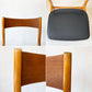 ネイサン ファニチャー Nathan Furniture イギリス ビンテージ UK Vintage ダイニングチェア チークプライッド×ビーチ材 PVCレザーシート B★