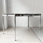 ユーエスエムハラー USMハラー USM Haller モジュラーファニチャー ハラーテーブル ワークデスク W150cm オーク材 ブラック ペントレー＆トロメオ用パーツ付き 高さ調整リング付き+H2cm ★