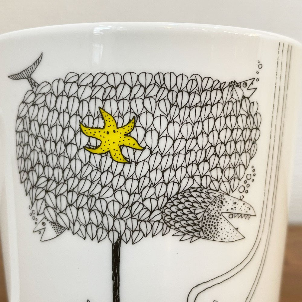 スカンジウム SKANDIUM マグカップ アンダーウォーター Underwater スティグ・リンドベリ Stig Lindberg 廃番 A ◎