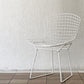 ノル Knoll 420 サイドチェア ワイヤーチェア ホワイト レッド フルカバー ハリー・ベルトイア Harry Bertoia ミッドセンチュリー 名作椅子 ◇