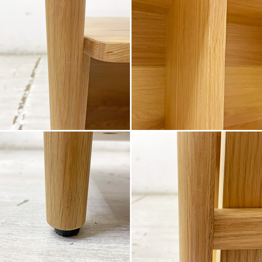 アクタス ACTUS リピア RIPIA オープンシェルフ ブックシェルフ 本棚 オーク材 W90cm ナチュラルデザイン ●