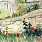 メトロポリタン美術館 展覧会ポスター VAN GOGH IN SAINT-REMY AND AUVERS フィンセント・ファン・ゴッホ オーヴェルの家々1986-1987 W84.5cm 印象派 額装品 ●