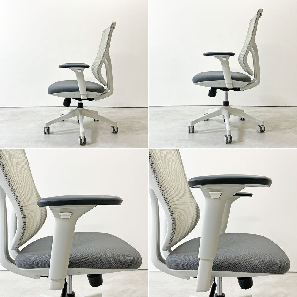 アスプルンド ASPLUND プリューム PLUME デスクチェア メッシュ 昇降機能 可動肘付き 参考定価￥43,000 ●