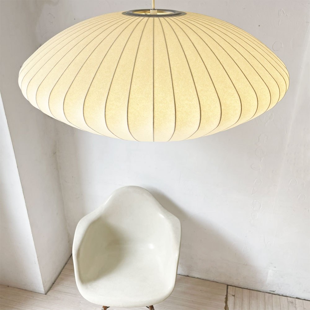 ハーマンミラー Herman Miller ネルソンバブルランプ ソーサーM Saucer Lamp M BUBBLE LAMP ジョージ・ネルソン ロイヤルファニチャ―コレクション 定価￥121,000- 美品 ★