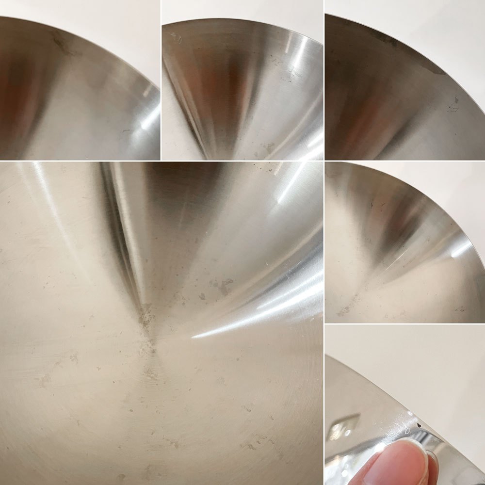 アレッシィ ALESSI AC04 フルーツボウル 脚付 ステンレス製 アキッレ・カスティリオーニ Achille Castiglioni イタリア ザル欠品 ◎