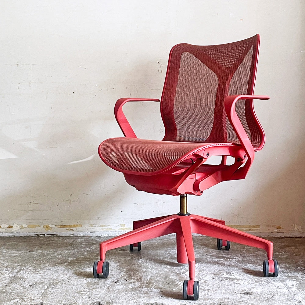 ハーマンミラー Herman Miller コズムチェア Cosm Chair キャニオン ローバック 固定アーム キャスター オフィスチェア デスクチェア スタジオ7.5 定価￥247,500- ■