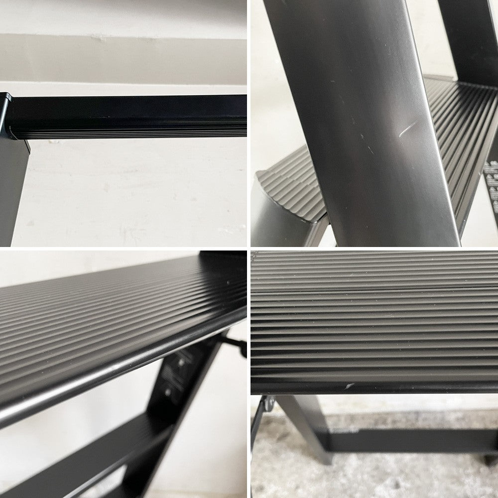ルカーノ LUCANO ステップスツール Step stool 3ステップ 3-STEP 脚立 踏み台 ブラック 定価￥24,200- ■