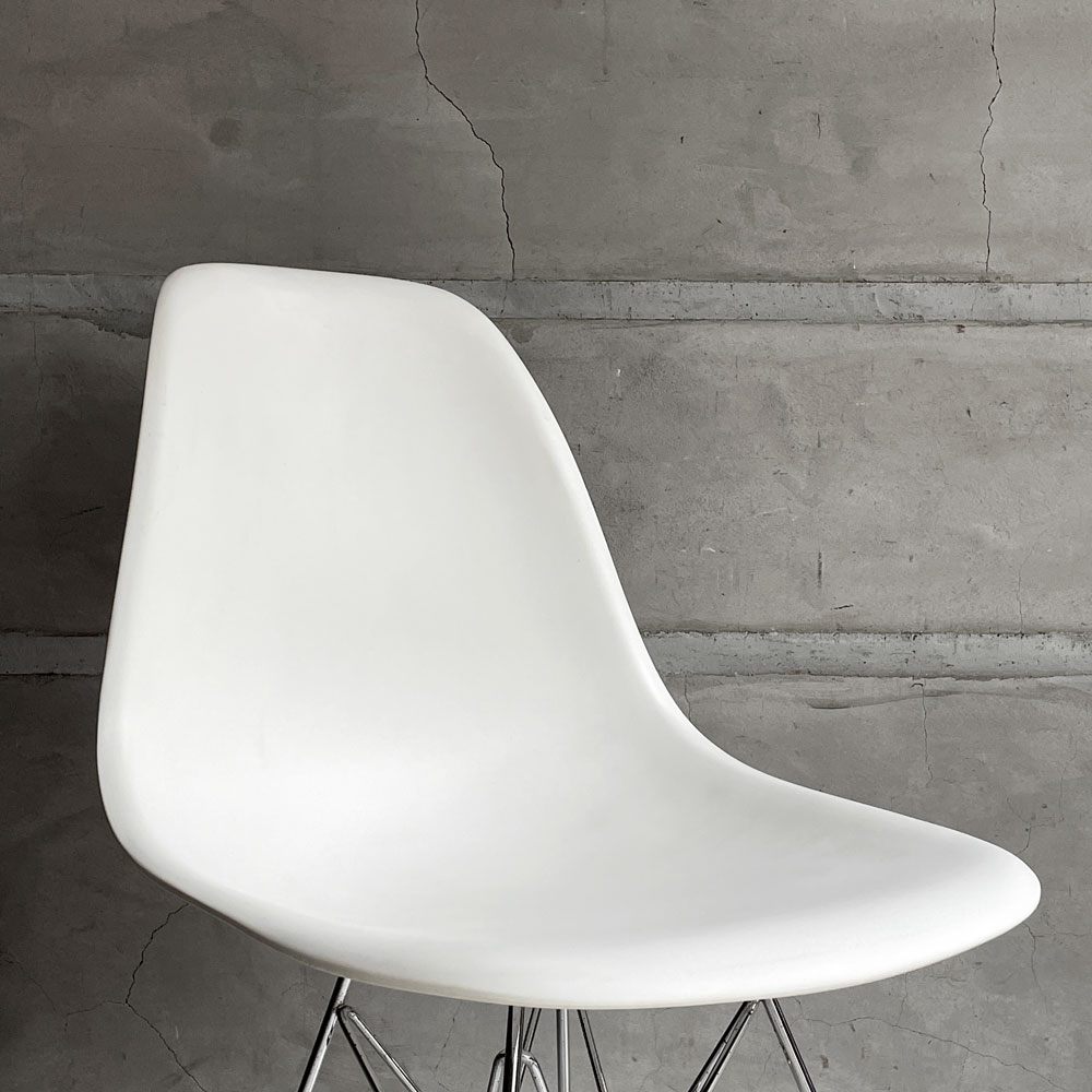 ヴィトラ vitra サイドシェルチェア ポリプロピレン製 ホワイト エッフェルベース C&R イームズ ミッドセンチュリー ♪