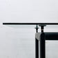 カッシーナ Cassina ル・コルビジェ LC6 ダイニングテーブル ターブル テューブ ダヴィオン テーブル 6 TABLE TUBE D’AVION ガラス天板 W225×D85cm ブラック 定価￥1,111,000- ●