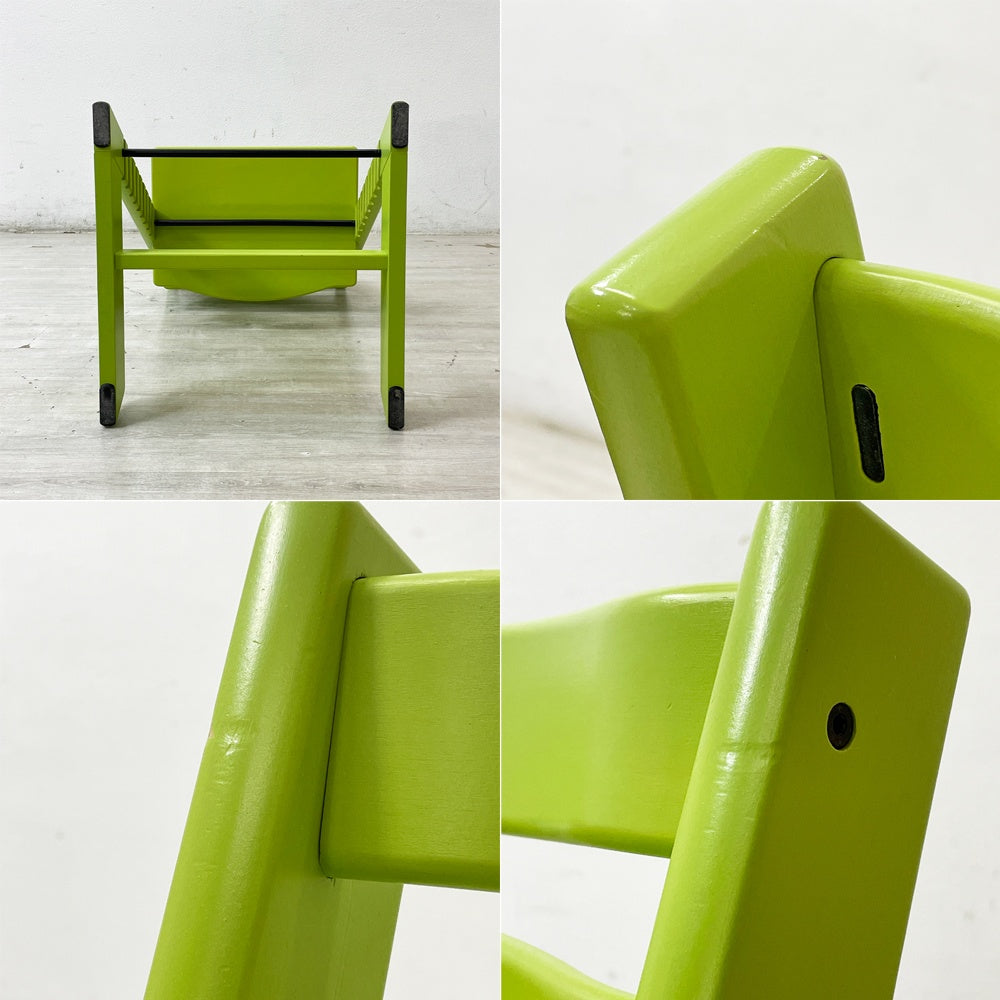 ストッケ STOKKE トリップトラップ TRIPP TRAPP ベビーチェア キッズチェア S/N無し グリーン ノルウェー 北欧家具 ●