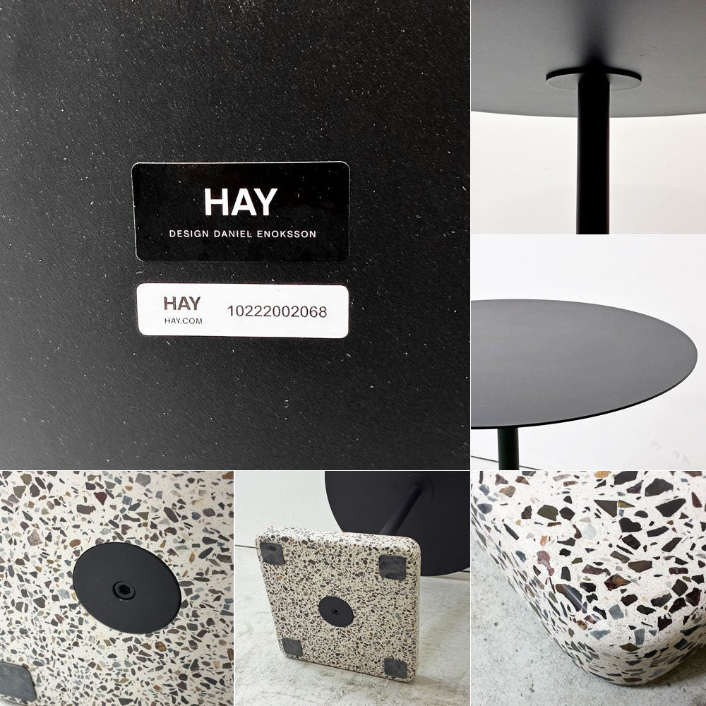 ヘイ HAY テラゾーテーブル TERRAZZO TABLE ラウンド Φ70cm ダニエル エノクソン 北欧モダンデザイン ●