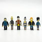 ジェームス・ジャービス James Javes アモストイ AMOS TOY インクラウド IN-CROWD Forever Sensible M.C. フィギュアセット 6体入り プラスチック製 2003年 イギリス 廃番 希少 ●