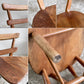 アーコール Ercol ダブルバックチェア キッズチェア イエロードット 黄色 スタッキング エルム材 UKビンテージ Vintage 英国家具 ■