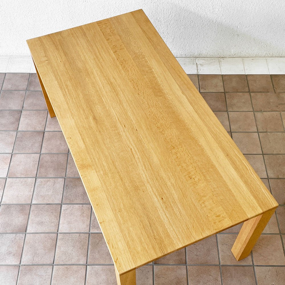 アクタス ACTUS ターニャ ダイニングテーブル オーク無垢材 W160cm 廃番 ナチュラルモダン ◇