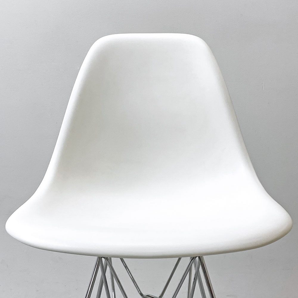 ハーマンミラー Herman Miller サイドシェルチェア ポリプロピレン製 エッフェルベース ホワイト C&R イームズ ミッドセンチュリー B ●