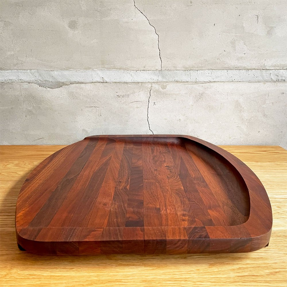 グラッドマーク Gladmark Burbank California カッティングボード トレイ ブラックウォールナット無垢集成材 USビンテージ ミッドセンチュリー ♪