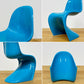 ヴィトラ デザインミュージアム Vitra Design Museum ミニチュアコレクション パントンチェア 1/6スケール ブルー ◎