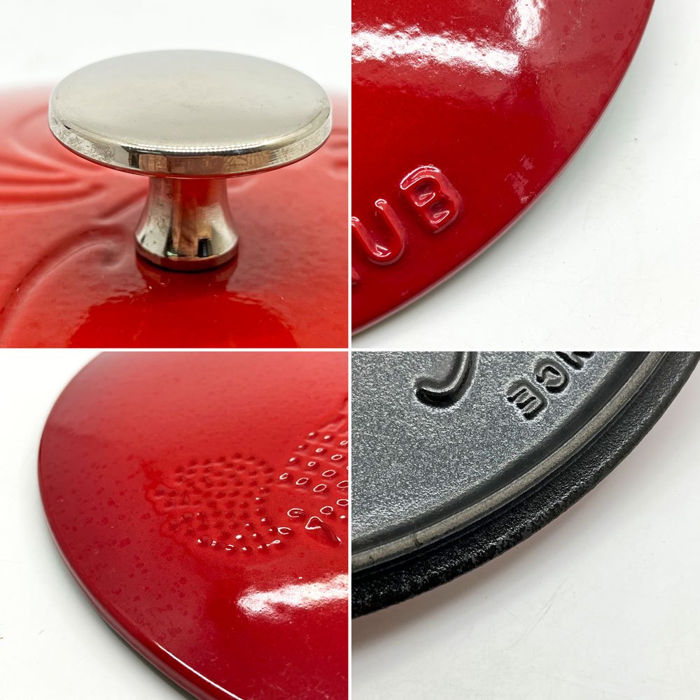 ストウブ STAUB フレンチルースターココット 24cm 両手鍋 鋳物ホーロー鍋 ●