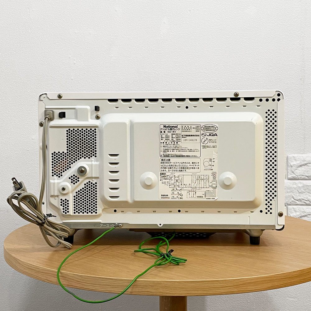 ナショナル National ウィル WiLL 電子レンジ 2001年製 NE-R1 希少廃番 デザイン家電 ホワイト ◎