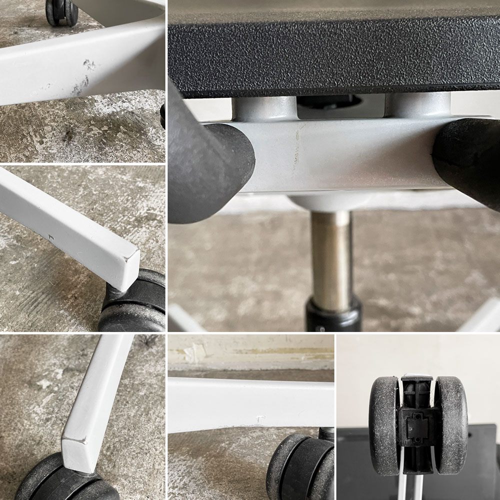 ヴィトラ vitra ゼロフォー .04 スタジオチェア オフィスチェア アームレスト付 ブラック マールテン・ヴァン・セーヴェレン Maarten Van Severen 定価￥202,400- ■