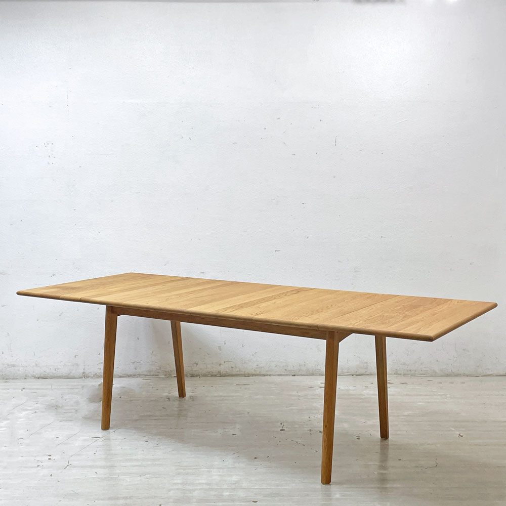 カールハンセン＆サン Carl Hansen & Son CH006 バタフライテーブル ドロップリーフテーブル ダイニングテーブル オーク無垢材 オイル仕上げ ハンス J.ウェグナー デンマーク 北欧家具 ●
