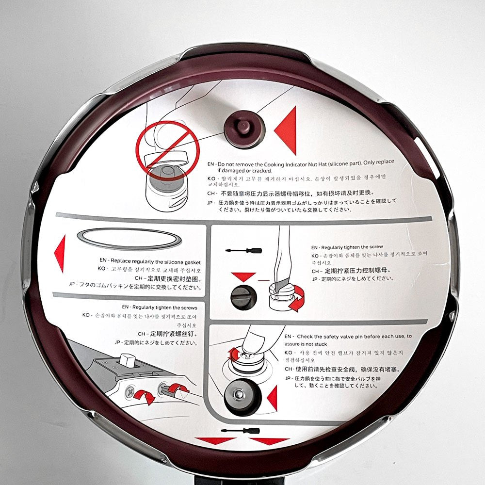 プレッシャークッカー Pressure Cooker 圧力鍋 6.5L ステンレス アメリカ 箱付き ■