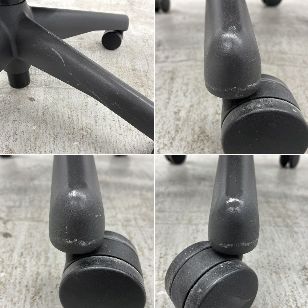 ハーマンミラー Herman Miller アーロンチェア デスクチェア Bサイズ ポスチャーフィット タキシード グラファイトベース ビル・スタンフ ＆ ドン・チャドウィック 〓