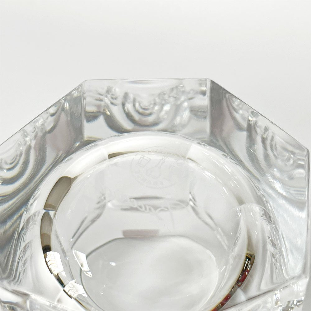 バカラ Baccarat アルクール Harcourt ロックグラス クリスタルガラス フランス 定価33,000円 箱付き 美品 B ★