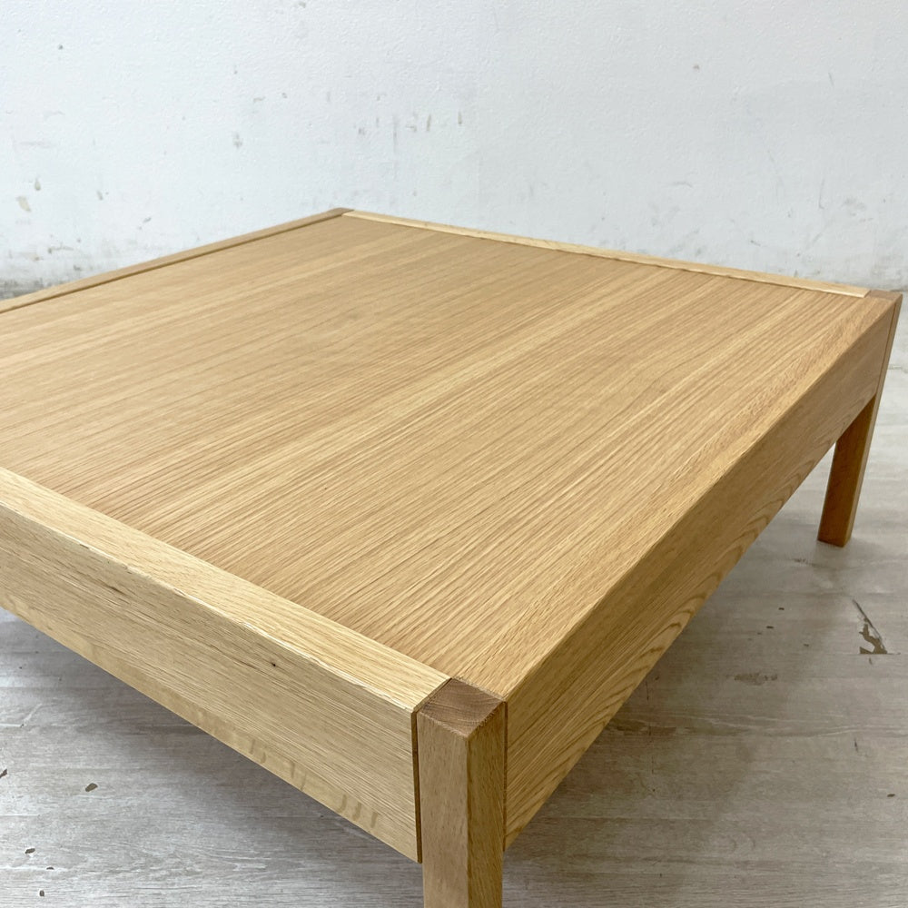ノーウェアライクホーム NOWHERE LIKE HOME ピープル PEOPLE センターテーブル オーク材 w77cm 関家具 ナチュラル 展示未使用品 ●