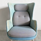 フリッツハンセン Fritz Hansen ロオチェア RO JH1 ラウンジチェア ファブリック Faded Denim Blue アルミベース ハイメ・アジョン 現行定価￥526,680以上 〓