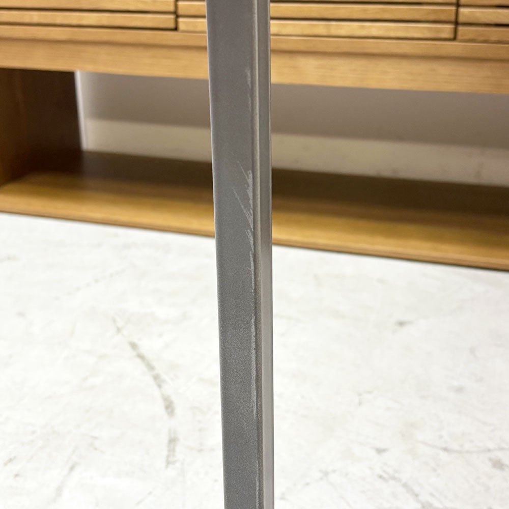 クラッシュゲート CRASH GATE イージーライフ Easy Life ボーダー BORDER サイドボード オーク材 W137cm 伸縮テーブル 関家具 展示品 ●