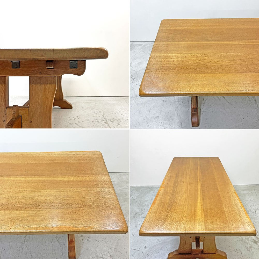 トップフォーム Topform オーク材 リフェクトリーテーブル ダイニングテーブル W180cm クラフト家具 店舗用什器 オランダ ビンテージ vintage ●