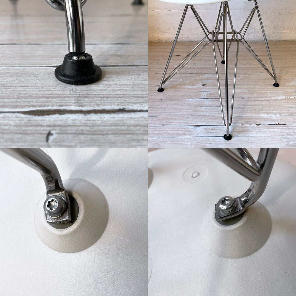 ハーマンミラー Herman Miller サイドシェルチェア ホワイトシェル ポリプロピレン製 エッフェルベース DSR C&R イームズ ミッドセンチュリー ★