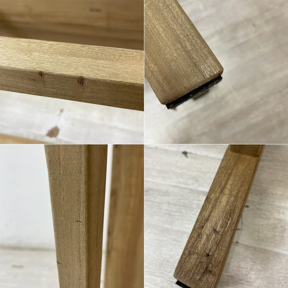 ザラホーム ZARA HOME ベンチ スツール ニレ材 木製 W91cm ナチュラル スペイン ●