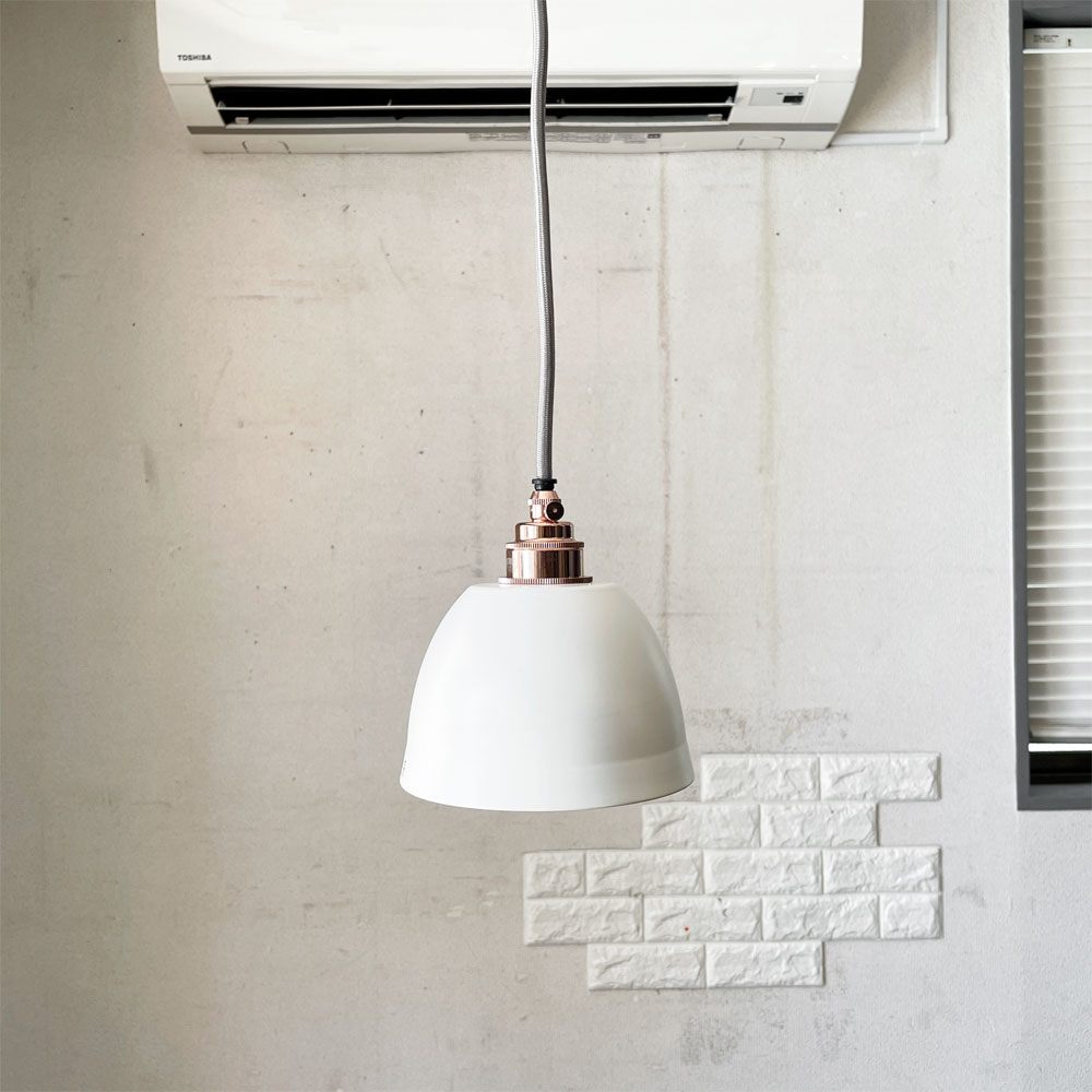 ヌークロンドン NOOK LONDON ノスタルジアライトリザーブ NL:R ミニチュアベル MINIATURE BELL & PENDANT SETS ペンダントライト ホワイト Φ15cm 箱付 定価￥28,600- ◎