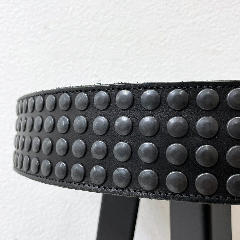 ディーゼルリビング DIESEL LIVING バー スタッド スツール Bar Stud Stool ブレイブマン ロゴエンボスモデル 本革 スチール 高さ63cm モローゾ MOROSO 非売品 A ●