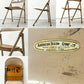 アメリカンシーティングカンパニー AMERICAN SEATING COMPANY フォールディングチェア プライウッド × スチール USビンテージ B ●