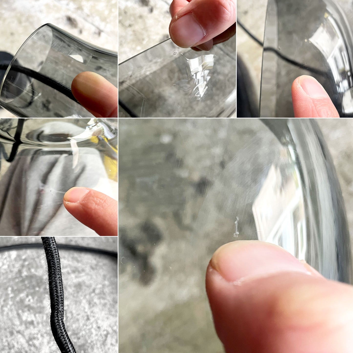 ブロッキス BROKIS シャドウ03 SHADOWS03 ペンダントライト スモークグレイ×ブラック 吹きガラス チェコ モダンデザイン ■