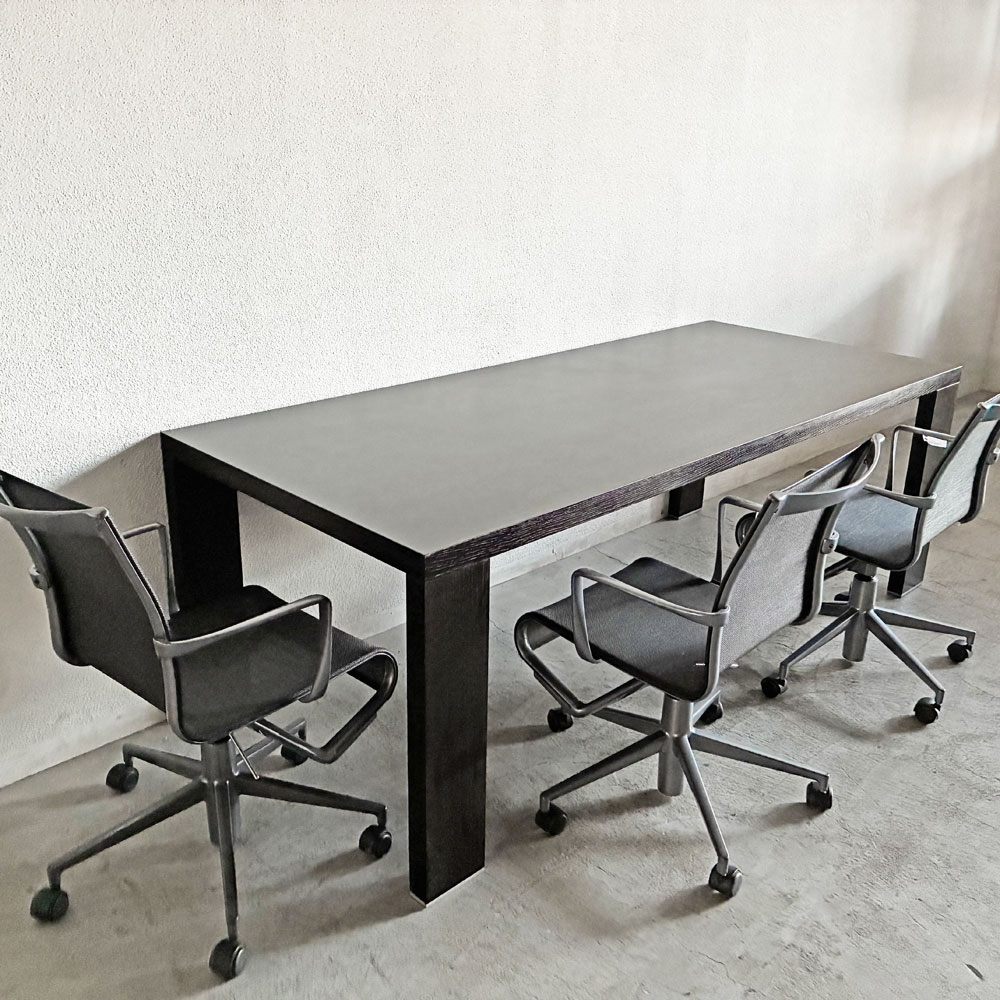 カッシーナ Cassina 363 M.I.R ミール ダイニングテーブル アッシュ材 ハンス・ウェッツスタイン Hannes Wettstein モダンデザイン W210cm 〓