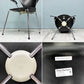 フリッツハンセン Fritz Hansen 3207 セブンチェア アームチェア ブラック ラッカー再塗装品 アルネ・ヤコブセン 北欧家具 参考定価￥146,080- ◎