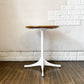 ハーマンミラー Herman Miller ペデスタルテーブル Nelson Pedestal Table サイドテーブル Φ43cm ホワイト天板 ジョージ・ネルソン ミッドセンチュリー 定価￥156,200- ◎