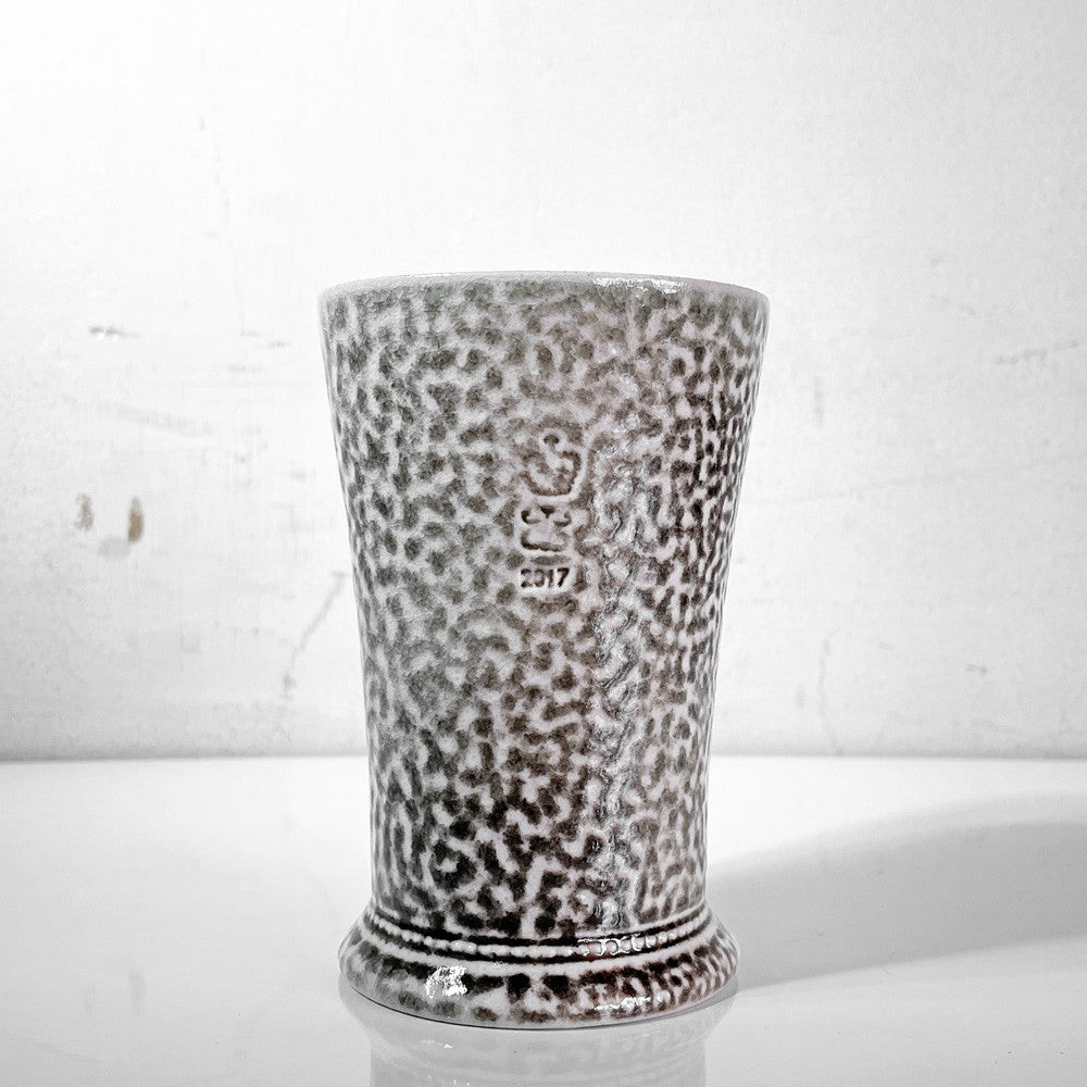 スティーブ・ハリソン Steve Harrison ビーカー グレー系 ソルトグレーズ ARTS&SCIENCE取扱 2017年 希少 現代作家 ■