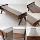 ピエールジャンヌレ Pierre Jeanneret コーヒーテーブル Coffee Table チーク無垢材 ガラス チャンディーガル レター有り 1960‘s ビンテージ PU/CH/-12 ●