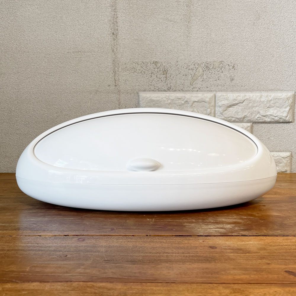 アレッシィ ALESSI Gnam ブレッドボックス パン用ケース 小物入れ Stefano Giovannoni ステファノ・ジョヴァノニ プラスチック製 W46cm イタリア ◎